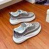 Women Sneakers Breathable Platform Shoes Thin Deodorant Board Shoes 2024 New Popular Small White Casual Shoes Women Sneakers