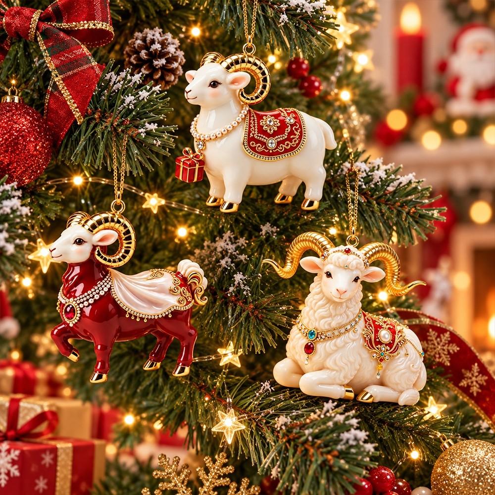 Acrylic Goat Pendant 2D Flat Animal Hanging Decoration  Shop Window Display