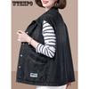 Spring and Autumn New Female Denim Vest Middle Aged Mom Loose Casual Plus Size Vest Coat