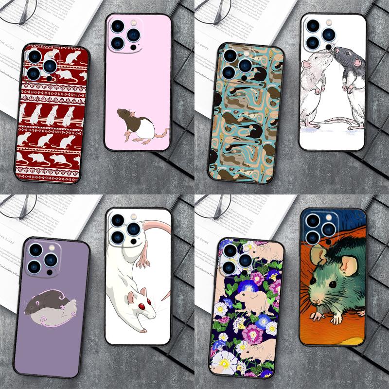 Cute Rattie Rats Funda For OPPO Reno 8 7 Lite 11F 12F 13F 14F 15F 10 12 13 14 Pro OPPO Find X8 X6 X9 Pro Case