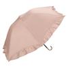 Sunshade Dome Parasol with Pink Light UV Heat Suitable for Rain or Folding 55cm Perfect for and Stylish and Cute for Product [2025] Wpc. Frills, Mini,