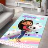 Custom personalization Gabby's Dollhouse Area Rug - Perfect For Kitchen, Bathroom,Laundry Room Decor Large Size Available,Gift All Seasons