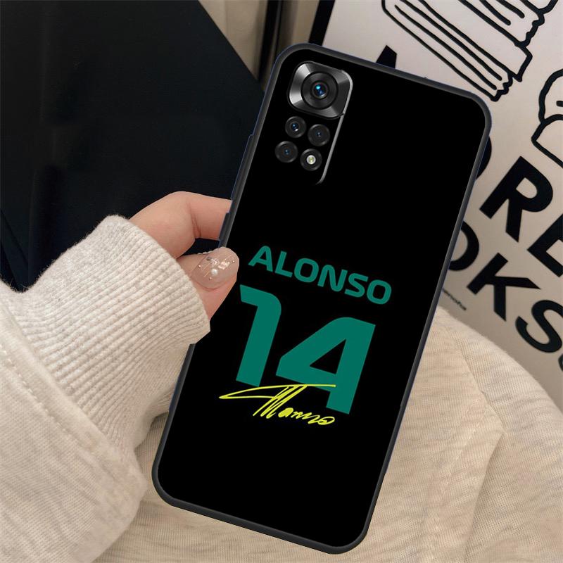 Чехол для телефона Фернандо Алонсо для Xiaomi Redmi Note 12 Pro 8 9 10 11 Pro Note 12S 11S 10S 9S 9C 10C 12C