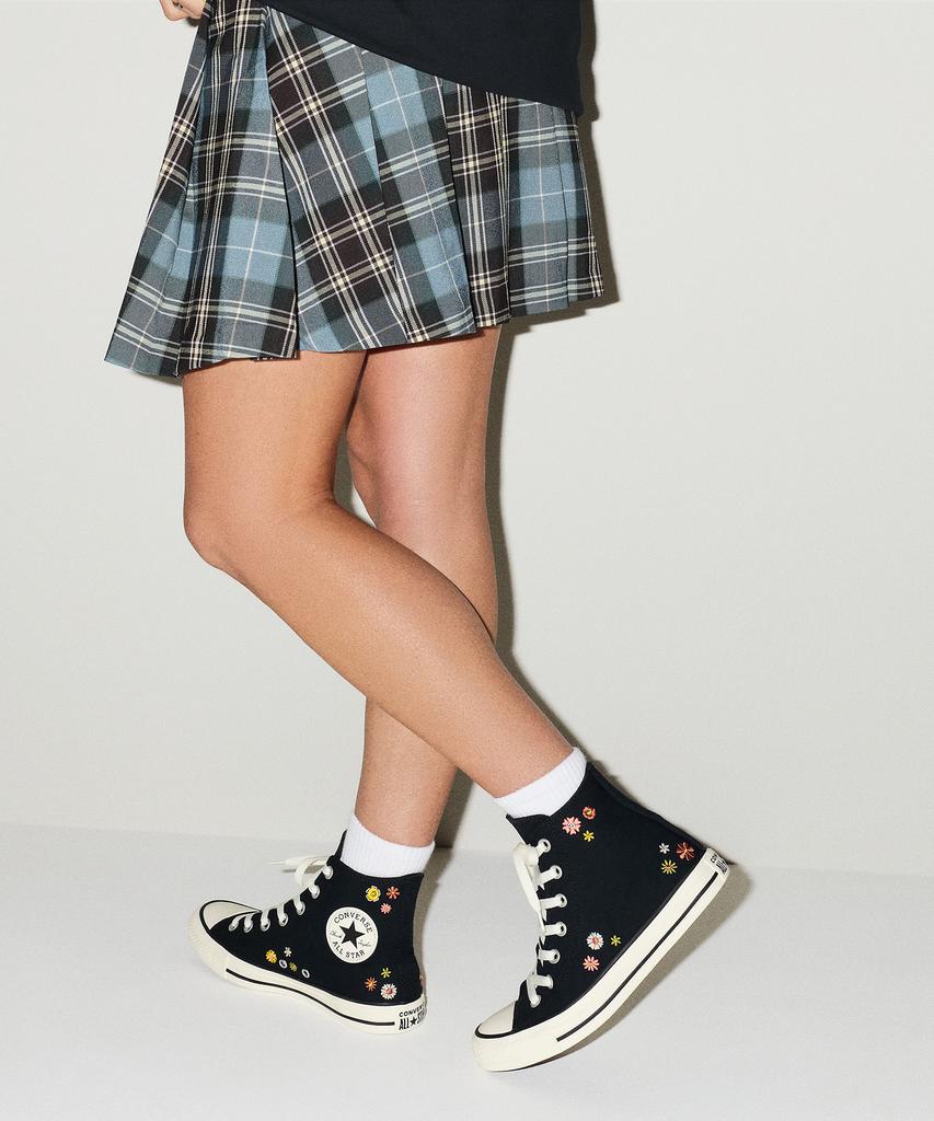 Converse Кеды Chuck Taylor All Star с вышивкой цветов, черные, A16902C