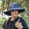 Fishing Hat Sun Protection Hat Men's Summer Sun Protection Fisherman's Hat Large Brim Mountain Climbing Sun Hat UV Protection