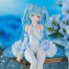 15CM Height "Hatsune Miku, Powder Butterfly Flower Elf Version, Figure/Garage Kit (GK) of Anime Girl, for Computer Case or Car Ornament, Gift