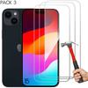 Tempered Glass Screen Protector - BOOLING - for iPhone 15 - 3 Pieces - 9H Hardness - Transparent