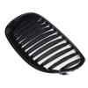 2PCS Front Kidney Racing Grille for BMW E60 E61 M5 Series 2003-2010 Single Line Modification Sport Grilles Hood Grill Car Stying
