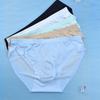 Ice Silk Summer Ultra-thin Men's Briefs 3D Transparent Seamless Underwear Panties Men Sexy Breathable Underwear