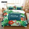 Tropical Green Plant Bedding Set Duvet Cover Set 3d Bedding Digital Printing Bed Linen Queen Size Bedding Set Fashion Design