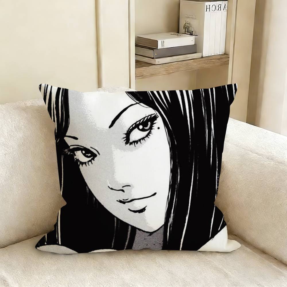 T-Tomie Junji Ito Pillow Cover Sofa Cushion Cover Home Room Decoration Children Gift