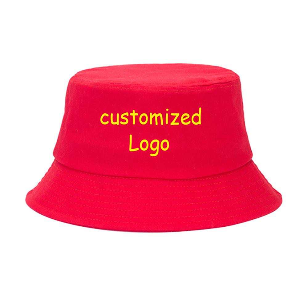 Индивидуальный узор с логотипом и текстом. Шляпа рыбака. Печатный материал. Удобная, прочная, модная, креативная, трендовая. Панамы.