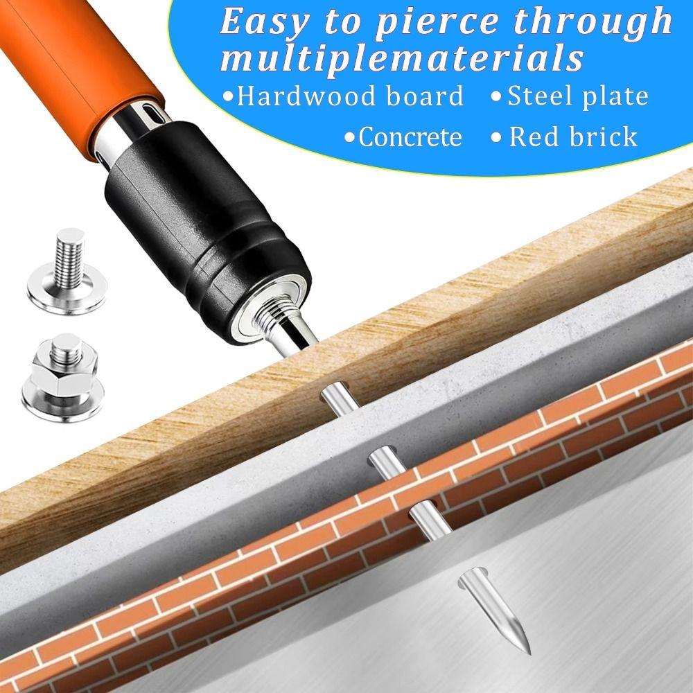 Одноручное управление M8 Винт Гайка Гвозди Резьбовые Универсальные Гвозди Домой DIY