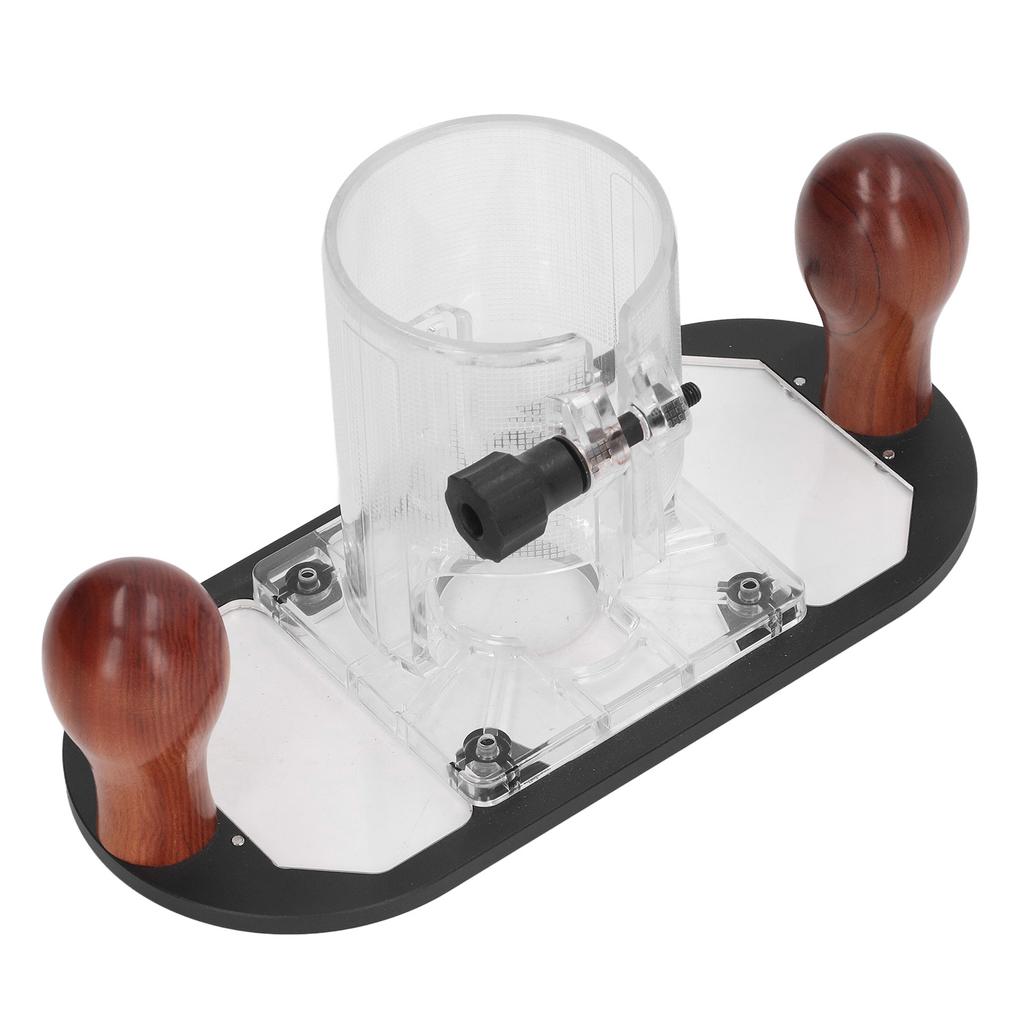 Woodworking Trimmer Base Protective Transparent Plastic Router Power Tool DIY Accessories