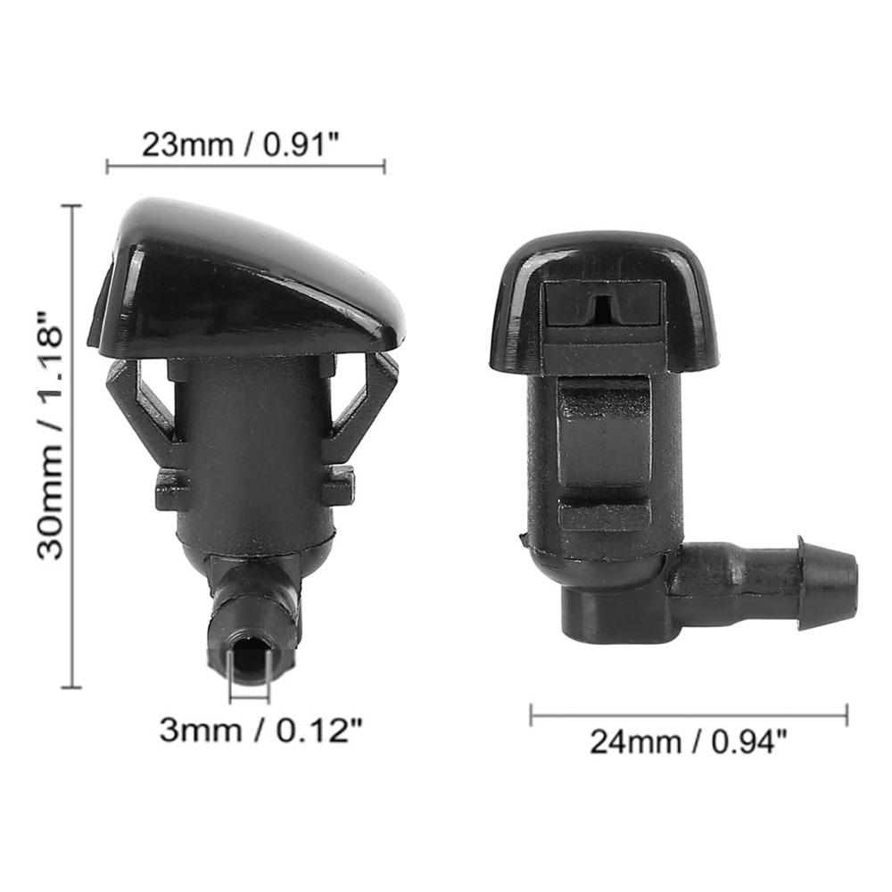 Комплект форсунок омывателя лобового стекла для Cadillac Cts, 2009-2015, передний левый и правый