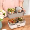 200w Electric Heated Lunch Box Portable Multi-functional Bento Box Food Container With Handle Design