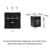 2PCS 4-Pin EP29 LED Flasher Decoder 4 Pins Electronic Relay Car Fix LED SMD Turn Signal Light Error Flashing Blinker 12V 10A ABS