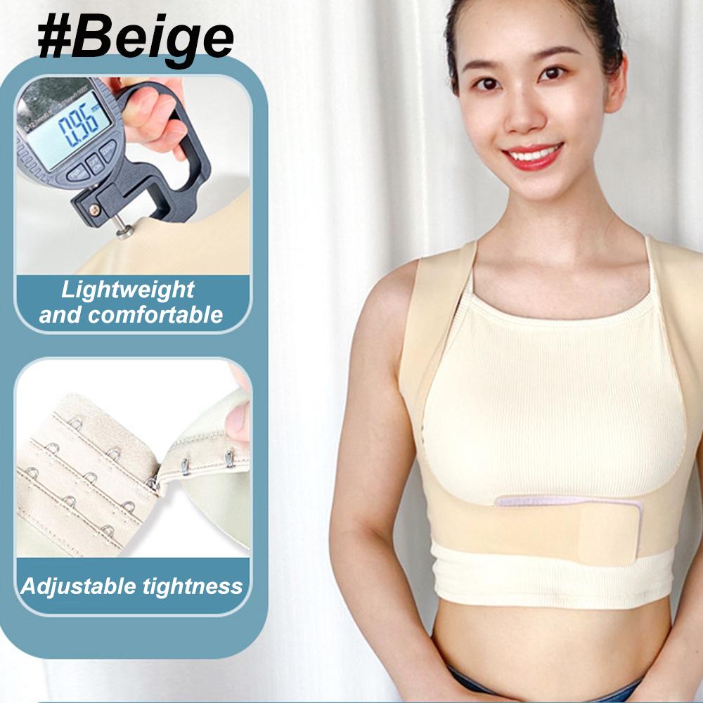 Корректор осанки для женщин и мужчин, регулируемый бандаж для верхней части спины для поддержки осанки горбуна и облегчения боли в шее, верхней части спины