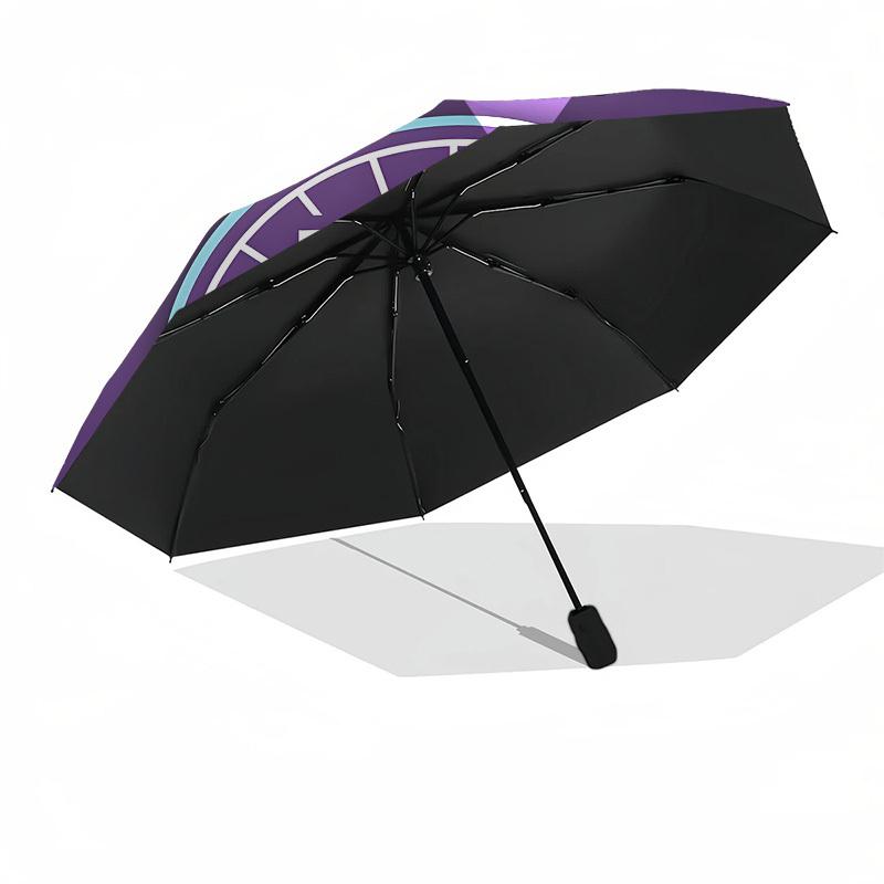 Mazatlán Futbol Club, Logo Automatic Opening and Closing, 8 rib Structure Portable Umbrella, Suitable for Men and Women in All Seasons Perf