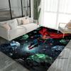 "Superman" Sci-Fi Movie Cartoon-Themed Rug — Suitable for Living Rooms, Bedrooms, Children's Rooms, Home Decor, and Dressing Roo