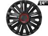 Royal RR Black 14`` Hubcap, 1 Pc.