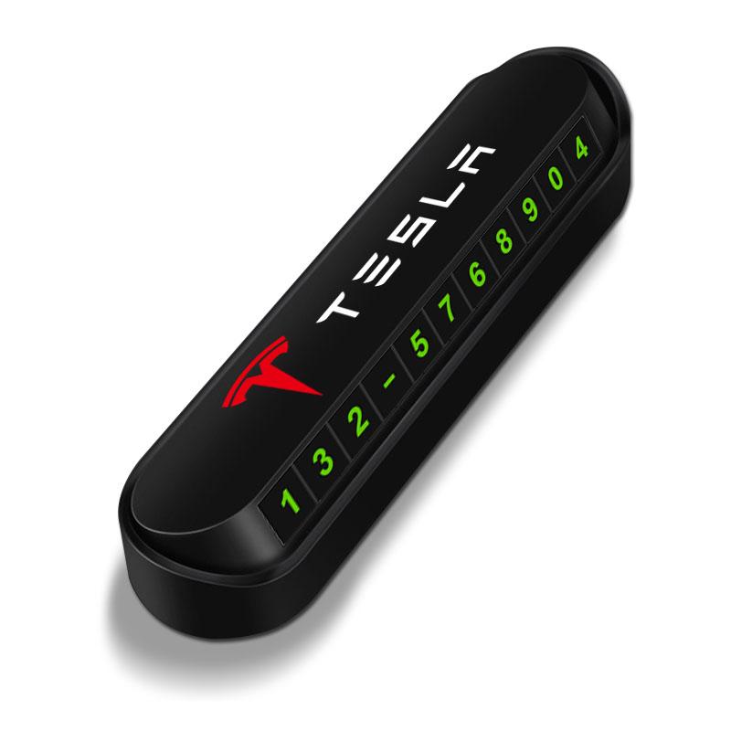 1 шт. Автомобильная временная парковочная карточка, табличка, значок, автомобильный стайлинг для Tesla Model 3, Model S, Model X, Model Y, Roadster