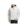 adidas Двусторонний пуховик с капюшоном и буквенным логотипом, мужская верхняя одежда, бежевый IS0372