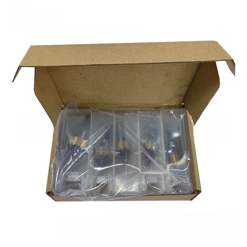 Набор пилообразных сверл из быстрорежущей стали с титановым покрытием, натуральный цвет, для алюминия и железа, 16–30 мм.