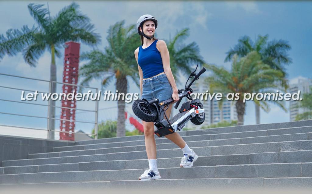 Складной электрический самокат Kukirin M4 Max, 10-дюймовые колеса, двигатель 800 Вт, аккумулятор 48 В 18 Ач, максимальный запас хода 64 км, максимальная скорость 45 км/ч