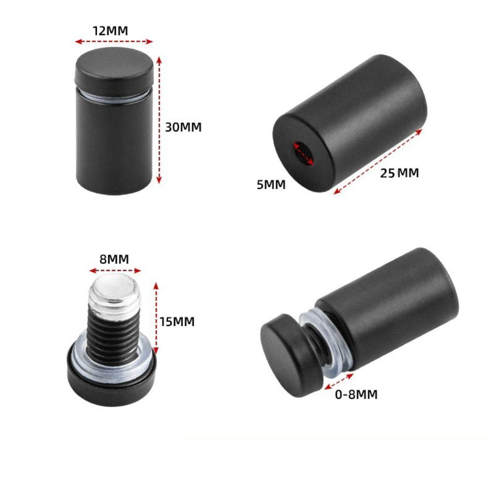 4pcs Stainless steel Stainless steel advertising nails rust-proof Silver/gold/black Acrylic board screws Strong tolerance firm