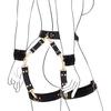 Секс-бондаж БДСМ набор, бондаж набор с регулируемыми наручниками, наручниками для ног, набедренными наручниками, поясом для взрослых, секс-игрушками SM