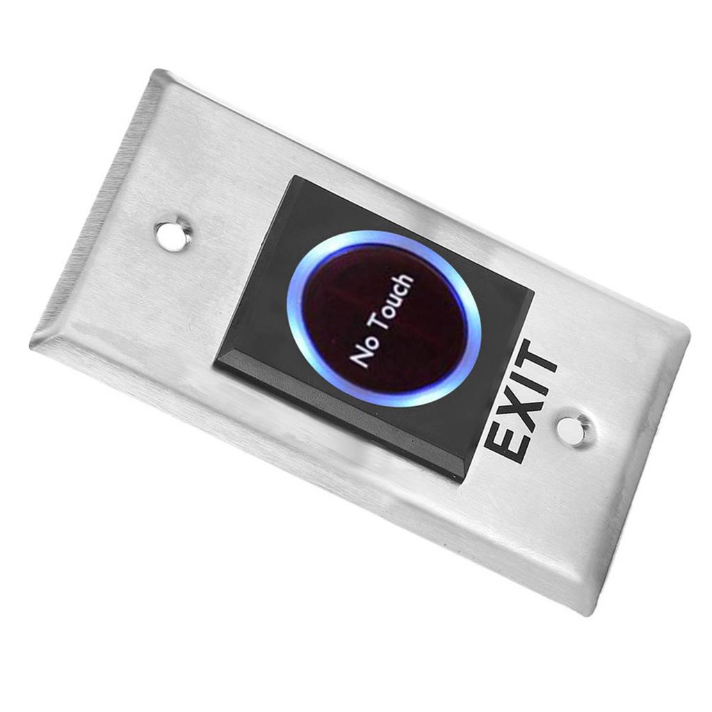 DC12V Infrared Sensor Switch Contactless Touch Free Door Exit Button with Backlight for Access