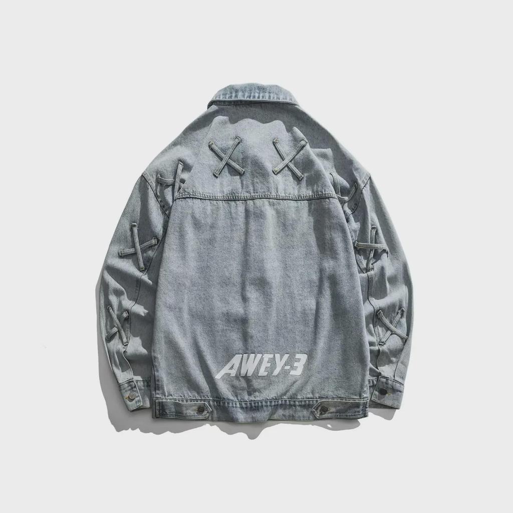 Весна и осень 2024 Ретро корейская свободная джинсовая куртка для женщин