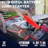 Пусковое устройство Peak Car Jump Starter 2000A для бензиновых двигателей 6,0 л/дизельных двигателей 5,0 л — с ЖК-дисплеем, совместимостью с двумя USB-портами и портом постоянного тока 12 В