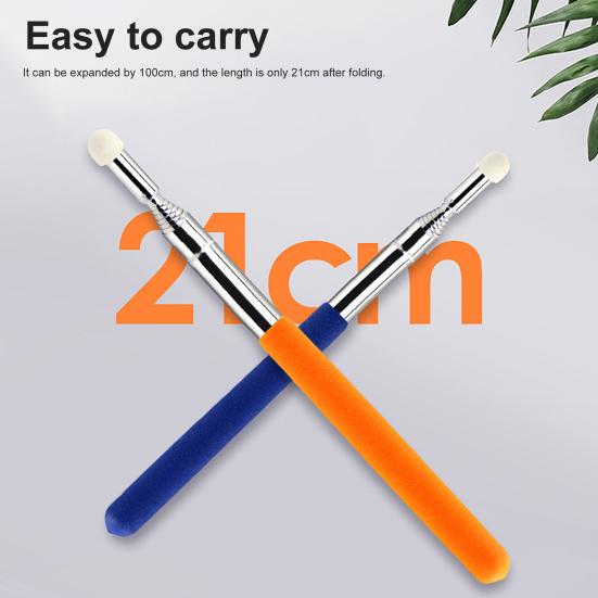 1,2 м телескопическая указка для учителя, противоскользящая портативная универсальная ручная доска, емкостный сенсорный экран, палка для ведущего, классные принадлежности