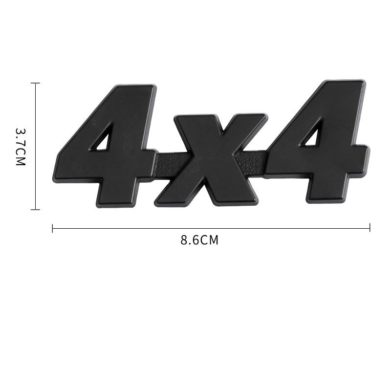 3D Metal 4x4 Logo Letters Car Trunk Emblem Badge Decal Sticker For Toyota Tacoma Off Road Land Cruiser JEEP Wrangler Accessories