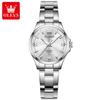 OLEVS 3668   Luxury Stainless Steel Luminous Quartz Watch for Women Waterproof Calendar Lady Sport Fashion Features