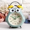 Мультяшная сова беззвучный цифровой будильник настольные часы милый Тоторо кольцо колокольчик металлический спальня кварцевый будильник с ночником