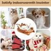 Sleigh Bed For Dogs Christmas Warm Puppy Nest Small Dog Warm Cave For Pet Parents Animal Lovers Cold Weather Home Office Living