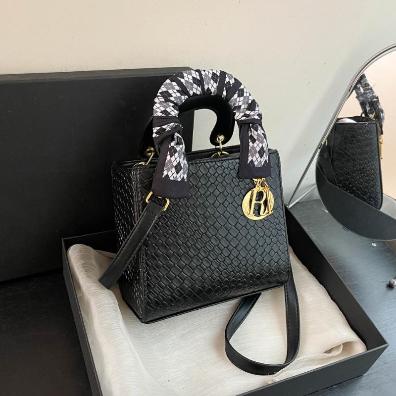 Маленькая квадратная сумка женская новая на плечо сумка-мессенджер сумочка плетеный ремень шелковый шарф сумка принцессы Дианы