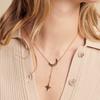 Ожерелье Olivia Burton Celestial North Star Moon Gold Официально лицензированное & (obj24100064) - Женский,