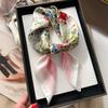 Fashion Floral Scarf Women Imitation Silk Satin Hairbands Foulard Female Square Neck Kerchief Headbands Lady Bandana