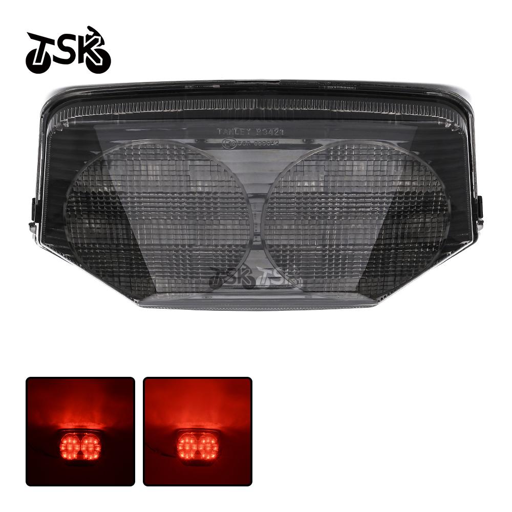 12V LED Motorcycle Tail Brake Light Rear Lamp DRL Signal For Honda CB400 SUPER FOUR 2004-2012 CB1300 2003-2009
