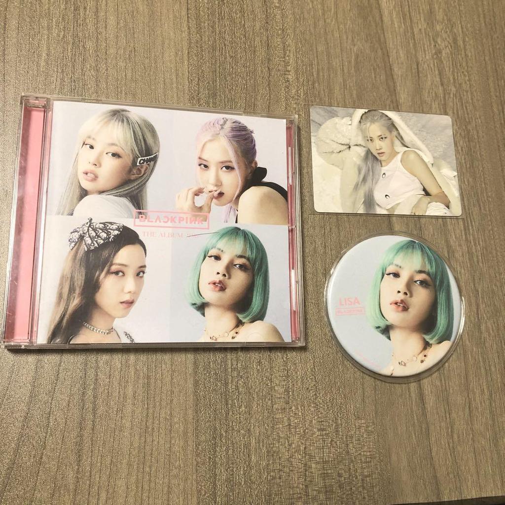 [USED] Blackpink the Album Jp Rosé Lisa Trading Card