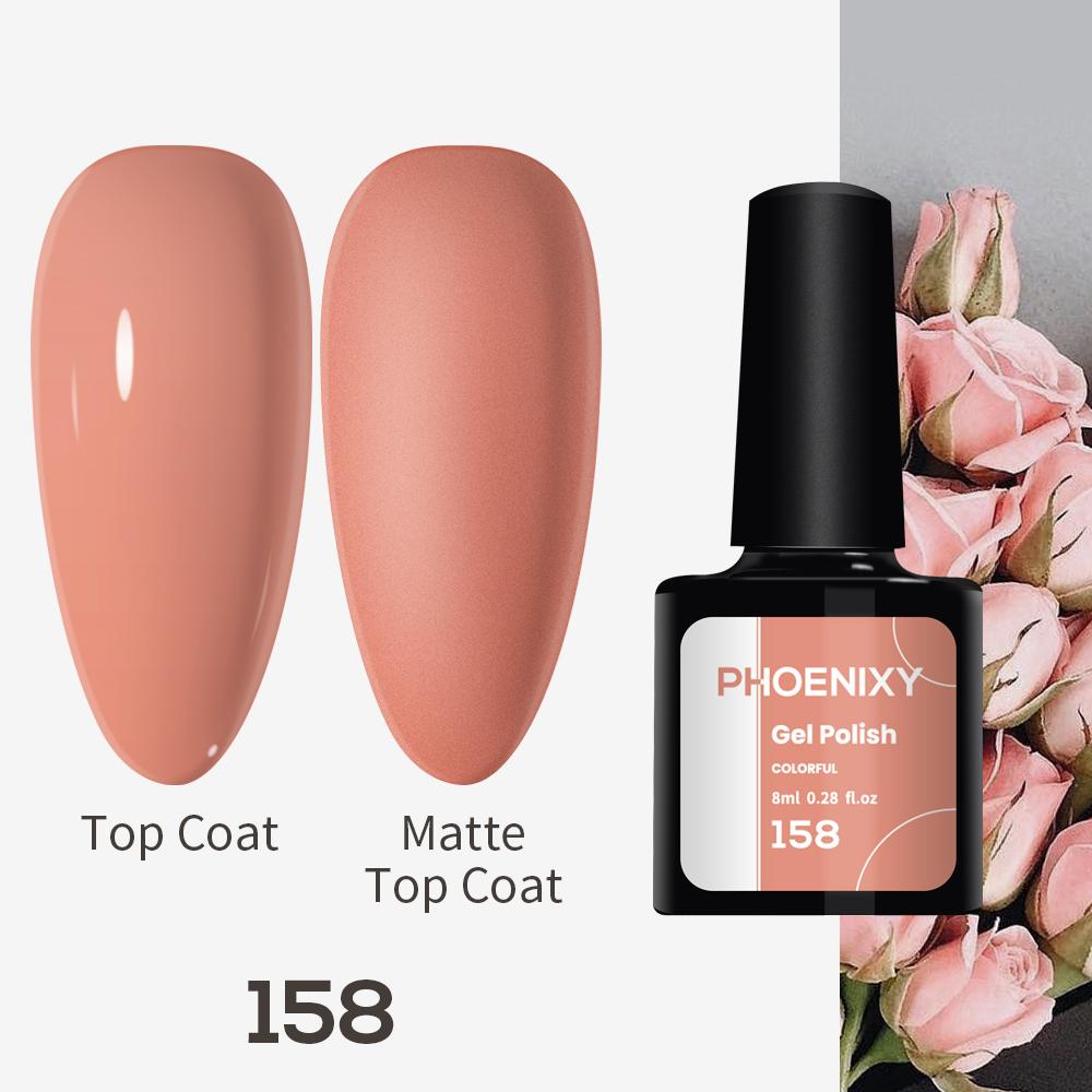 Гель-лак для ногтей PHOENIXY, 8 мл, отмачиваемый гель-лак для дизайна ногтей, маникюрного салона, лампы для ногтей своими руками и украшения домашнего гелевого дизайна ногтей