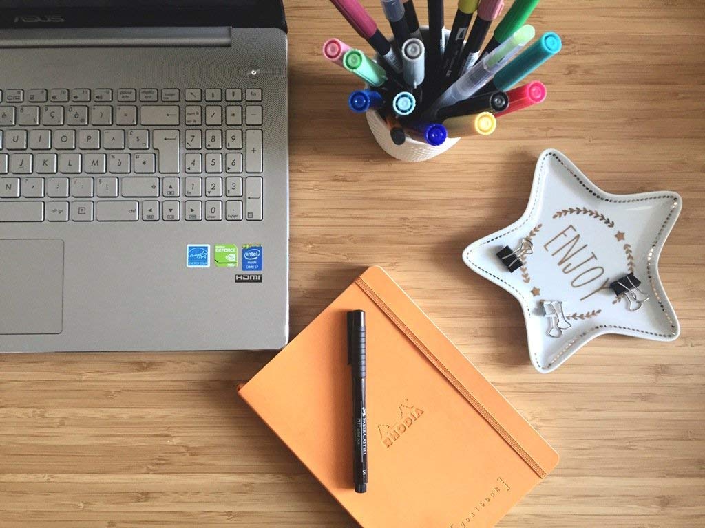 Rhodia Rhodiarama Goal Book Dotted 240 Italian Leatherette Purple Notebook, A5, Grid, Pages, Cover, (cf117750)