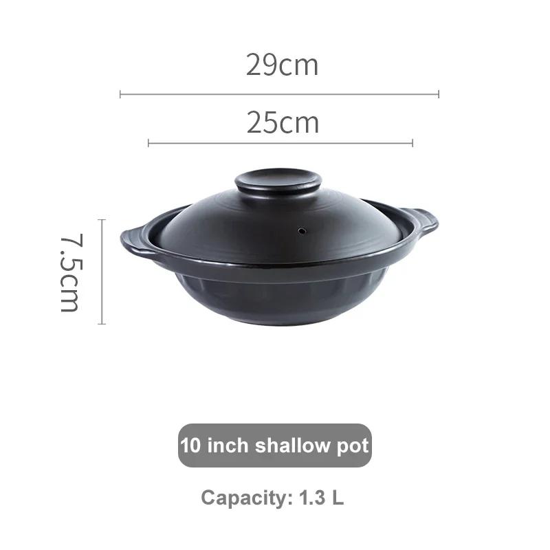 Korean Pot Casserole Pottery  Soup Pot Steamed Rice Braised Chicken Rice and Heat Resistant  Claypot Rice Gas Claypot