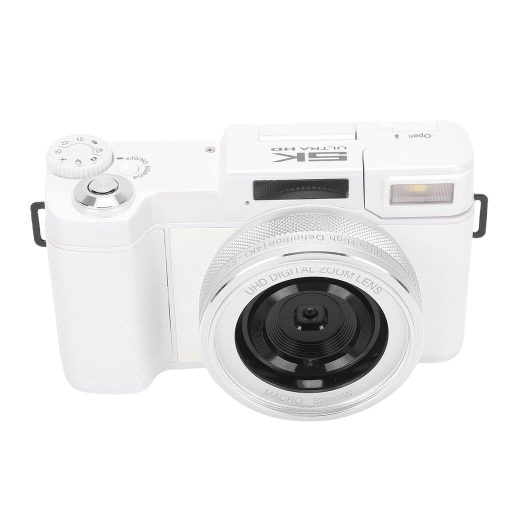 5K Digital Camera 64MP 18X Zooming 3 Inch Screen WiFi Buty Camera with LED Fill Light for Selfies Travel
