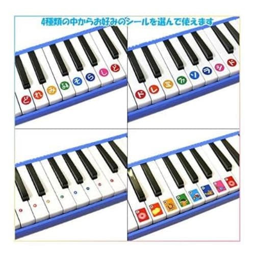 Набор из 2 штук [Обучающие наклейки До-Ре-Ми] (с наклейками с именами)] Съемные наклейки До-Ре-Ми для использования на мелодике и игрушечном пианино