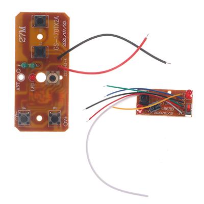 4-канальный Rc пульт дистанционного управления 27 МГц схема Pcb передатчик приемник плата радиосистема для Rc автомобиля